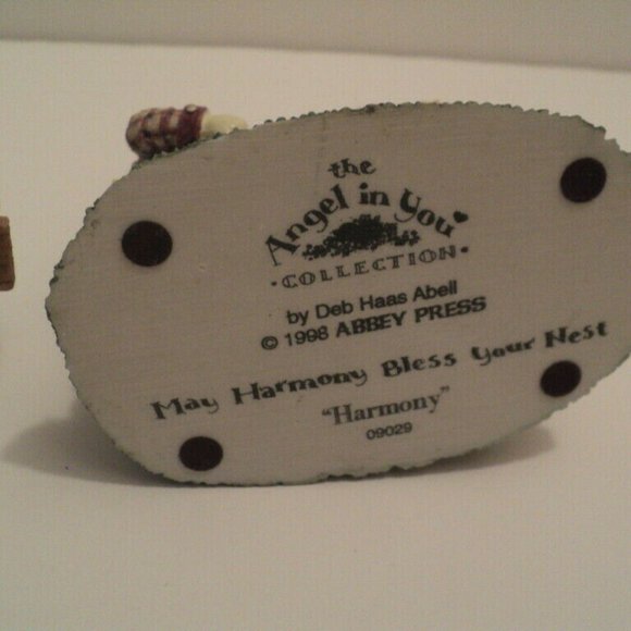 Abbey Press Figurine May Harmony Bless Your Nest The Angel in You Collection - Picture 5 of 7